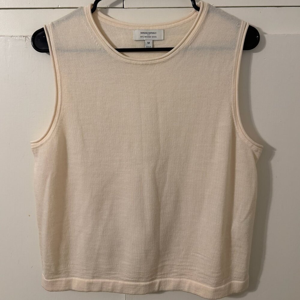 Banana Republic Merino Wool Sweater Shell